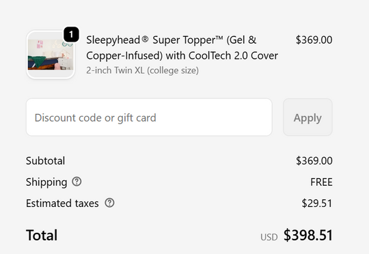 Add products to your cart